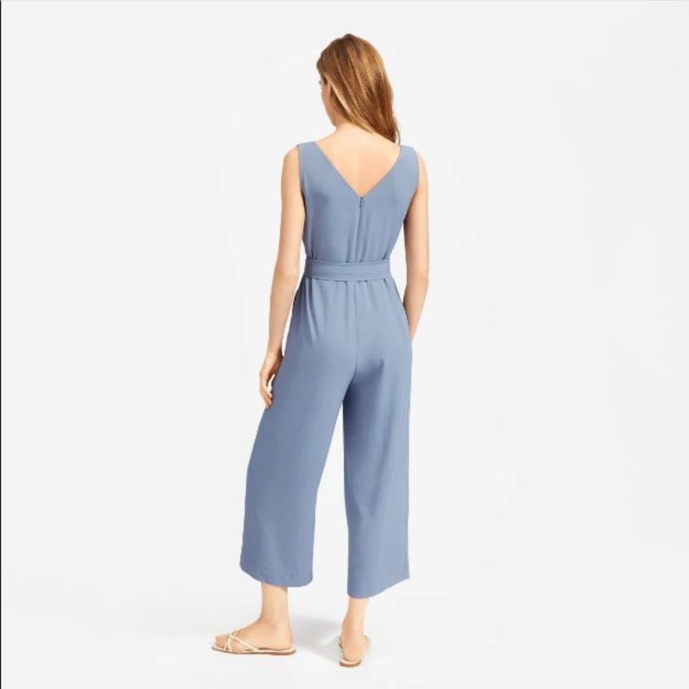 Everlane The Japanese Essential Blue Jumpsuit 00 - Picture 3 of 11